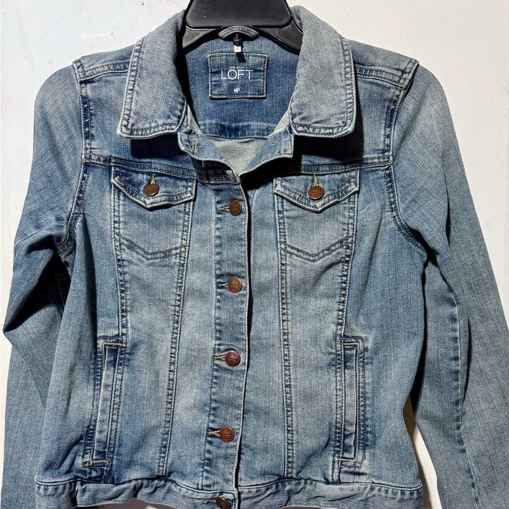 LOFT Blue Jean Jacket